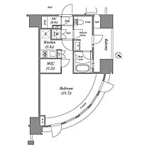 ザ・レジデンス赤坂檜町  ｜ 東京都港区赤坂９丁目1-2（賃貸マンション1K・6階・35.45㎡） その2