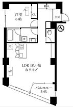 オレア日本橋浜町  ｜ 東京都中央区日本橋浜町１丁目11-10（賃貸マンション1LDK・6階・60.43㎡） その2