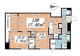 パークルール大手町 1002 ｜ 東京都千代田区神田錦町１丁目4-9（賃貸マンション2LDK・10階・45.43㎡） その2