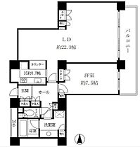 リバーポイントタワー 2902 ｜ 東京都中央区佃１丁目11-6（賃貸マンション1LDK・29階・75.67㎡） その2