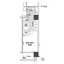 パークハビオ赤坂タワー 406 ｜ 東京都港区赤坂２丁目6-15（賃貸マンション1K・4階・29.84㎡） その2