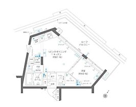 ズーム碑文谷 503 ｜ 東京都目黒区碑文谷５丁目14-17（賃貸マンション1LDK・5階・31.94㎡） その2