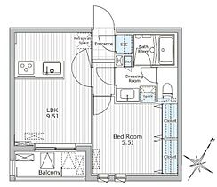 グランクリュ若松町 102 ｜ 東京都新宿区若松町104-6（賃貸マンション1LDK・1階・37.08㎡） その2