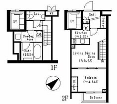 Ｃａｓａ　Ｄｏｌｃｅ  ｜ 東京都渋谷区代々木４丁目34-3（賃貸マンション1LDK・1階・44.81㎡） その2