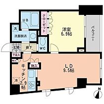 エスティメゾン哲学堂 306 ｜ 東京都中野区松が丘２丁目12-15（賃貸マンション1LDK・3階・47.64㎡） その2