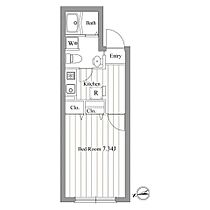 ZESTY東新宿  ｜ 東京都新宿区新宿６丁目15-20（賃貸マンション1K・1階・24.15㎡） その2