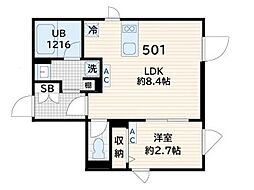 間取図画像 1LDK