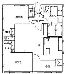 間取図画像 2SLDK
