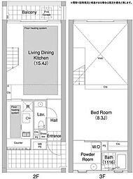 間取図画像 1LDK