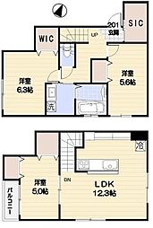 チプレッソ 2階3LDKの間取り
