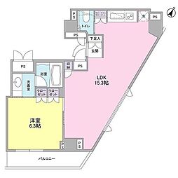 間取図画像 1LDK