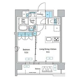 間取図画像 1LDK
