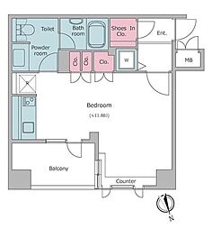 間取図画像 ワンルーム