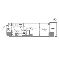 シーズンフラッツ大森西 2Kの間取図画像
