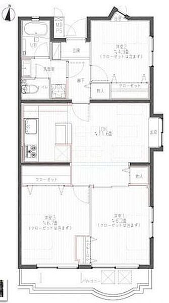 間取りを拡大表示