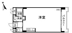 グランドパレス田町 ワンルームの間取図画像