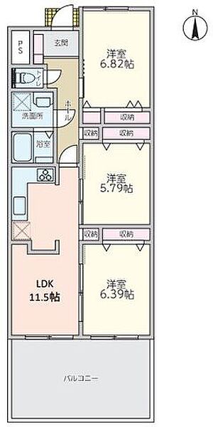 間取りを拡大表示