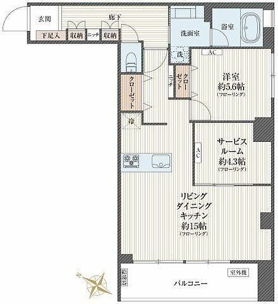 間取りを拡大表示