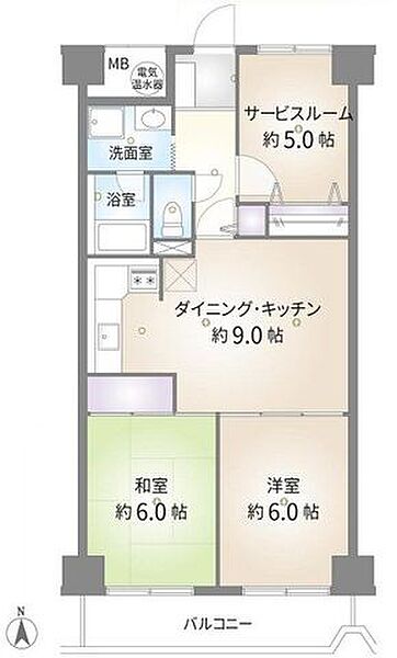 間取りを拡大表示