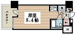ルネ御苑プラザ ワンルームの間取図画像