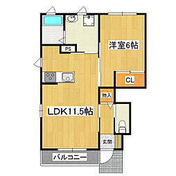 間取図画像 1LDK