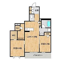 物件の間取り
