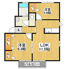 物件の間取り