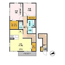 茨城県つくば市みどりの南（賃貸アパート2LDK・2階・59.87㎡） その2