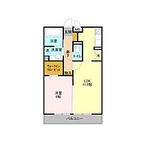 茨城県つくば市みどりの2丁目（賃貸アパート1LDK・3階・45.04㎡） その2