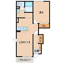 ドゥライラート  ｜ 和歌山県橋本市高野口町伏原（賃貸アパート1LDK・1階・42.77㎡） その2