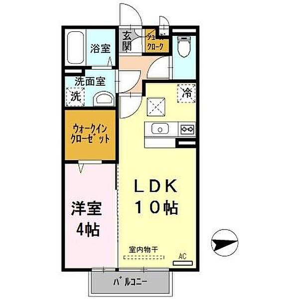 ルナ・クレシエンテ ｜和歌山県和歌山市東高松3丁目(賃貸アパート1LDK・1階・37.53㎡)の写真 その2