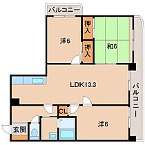 グランメール美園  ｜ 和歌山県和歌山市美園町3丁目（賃貸マンション3LDK・5階・68.29㎡） その2