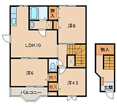 アルカディアIII  ｜ 和歌山県紀の川市貴志川町神戸（賃貸アパート3LDK・2階・65.98㎡） その2