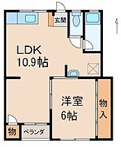 プレゼンス紀伊2  ｜ 和歌山県和歌山市上野（賃貸マンション1LDK・2階・45.00㎡） その2