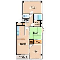 ハピネス松下  ｜ 和歌山県和歌山市布施屋（賃貸マンション3LDK・1階・58.60㎡） その2