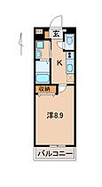 フルハウス黒田I  ｜ 和歌山県和歌山市黒田（賃貸マンション1K・2階・30.01㎡） その2