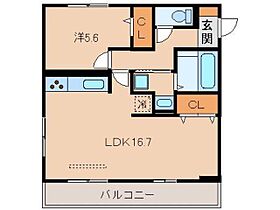 ノーブル希  ｜ 和歌山県和歌山市栄谷（賃貸アパート1LDK・3階・53.82㎡） その2