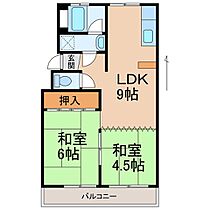 グリーンマンションII  ｜ 和歌山県和歌山市黒田2丁目（賃貸マンション2LDK・3階・53.20㎡） その2