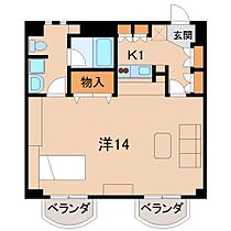 メゾン十番丁  ｜ 和歌山県和歌山市十番丁（賃貸マンション1K・4階・46.38㎡） その2