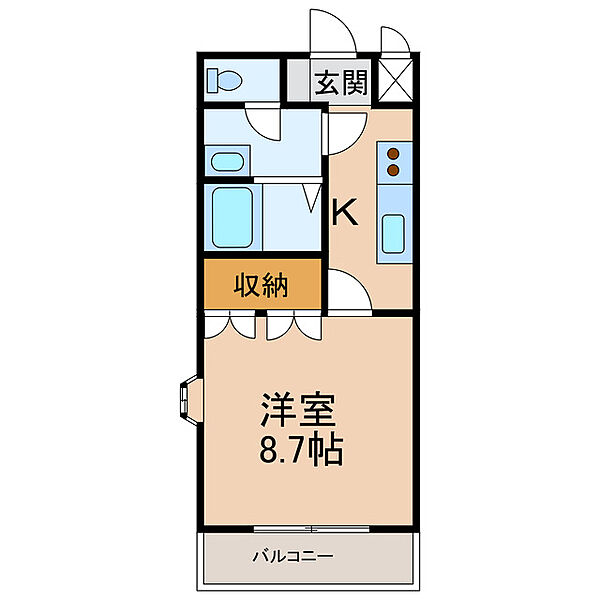 和歌山県和歌山市島(賃貸アパート1K・1階・29.75㎡)の写真 その2