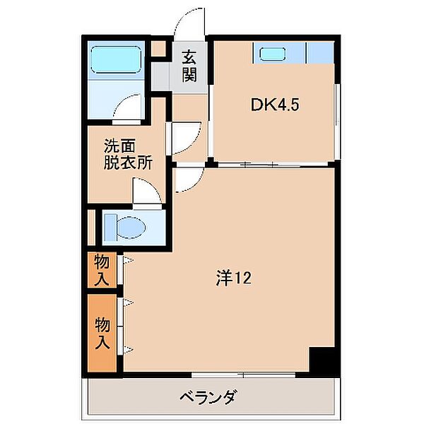 エル・カスティージョ・ワカヤマ ｜和歌山県和歌山市十番丁(賃貸マンション1DK・11階・40.00㎡)の写真 その2