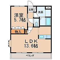 プレザントパレス  ｜ 和歌山県和歌山市湊（賃貸アパート1LDK・2階・45.36㎡） その2