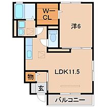 和歌山県和歌山市田尻（賃貸アパート1LDK・1階・43.24㎡） その2