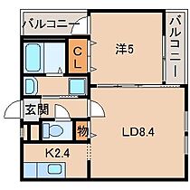 和歌山県和歌山市黒田（賃貸アパート1LDK・2階・36.09㎡） その2