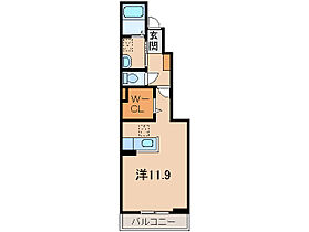 和歌山県和歌山市今福5丁目（賃貸アパート1R・1階・32.94㎡） その2