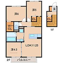 和歌山県和歌山市井辺（賃貸アパート3LDK・2階・67.11㎡） その2