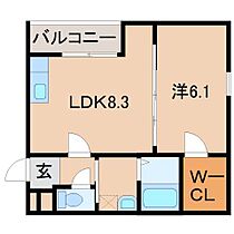 和歌山県和歌山市黒田（賃貸アパート1LDK・3階・35.40㎡） その2