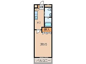 ヴィレッジ名草ＰＡＲＴII  ｜ 和歌山県和歌山市布引（賃貸アパート1K・2階・30.08㎡） その2