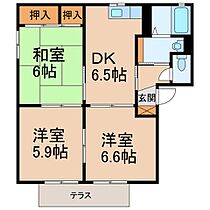 シャーメゾンハーヴェスト  ｜ 和歌山県有田郡湯浅町大字青木（賃貸アパート3DK・1階・54.07㎡） その2