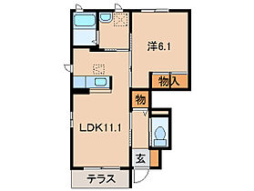 シャーメゾンＮ  ｜ 和歌山県和歌山市西庄（賃貸アパート1LDK・1階・43.05㎡） その2